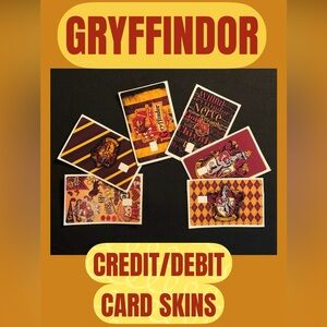 Harry Potter Gryffindor High Quality Credit Debit Card Skins Decals